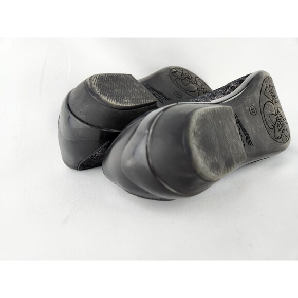 Dansko Olena Metallic COMFY Flats US 6.5 - 7 EU 37 Black Slip On Loafers Shoes - Picture 13 of 16